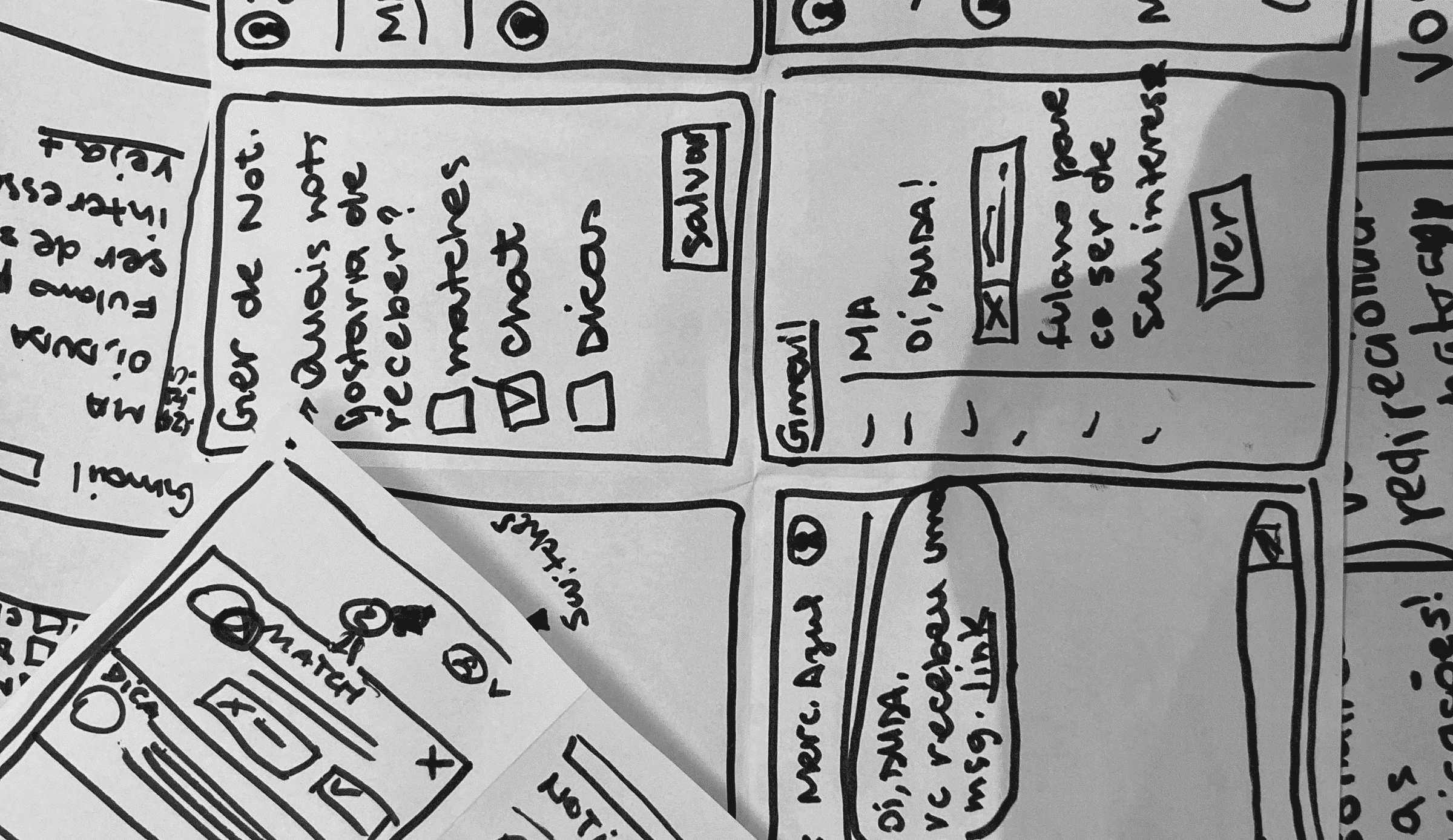 Sketch from the Entity's Design Sprint